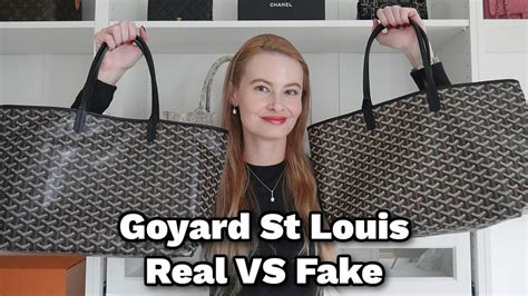 goyard tote real vs fake|authentic goyard st louis tote.